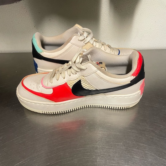 Nike Multi-Colored Air Force 1 Shadow Women Size7.5 - Picture 3 of 5